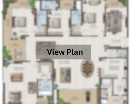 Unit plan showing individual apartment layouts